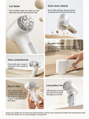 FiberLift™ Pro – Removedor de Bolinhas Recarrregável (6 lâminas, sucção forte, até 180 min)