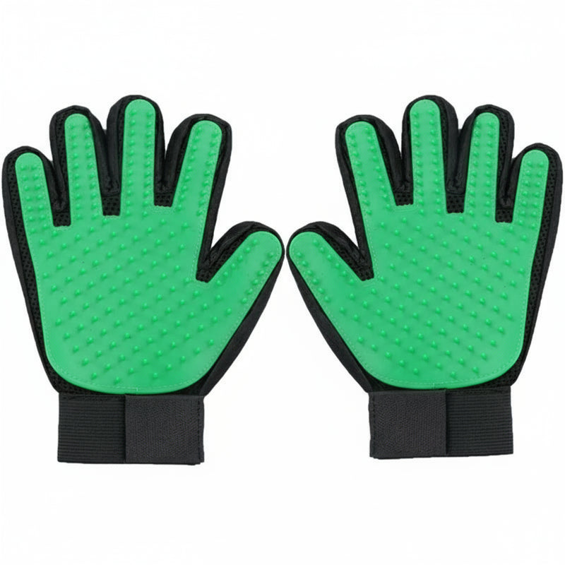 Luva Escova de Banho Pet Silicone | Massageadora