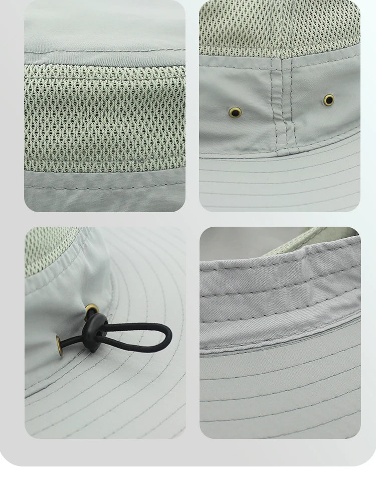 Chapéu Outdoor 360° — Bucket/Fisherman Respirável (Secagem Rápida)