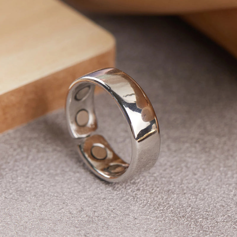 Anel Magnético Anti-Ronco por Acupressão – Discreto, Confortável e Ajustável para Noites Mais Silenciosas