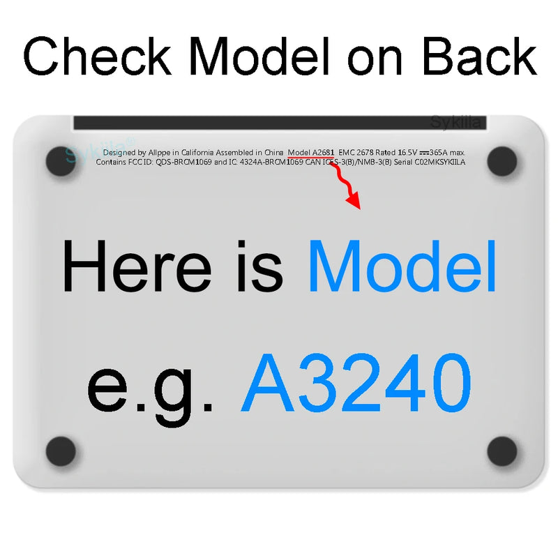 Case rígida p/ MacBook Air/Pro (M1 • M2 • M3 • M4)