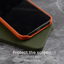 Capa YMW Magnetic de Couro Legítimo p/ iPhone 13 | Pro | Pro Max | mini