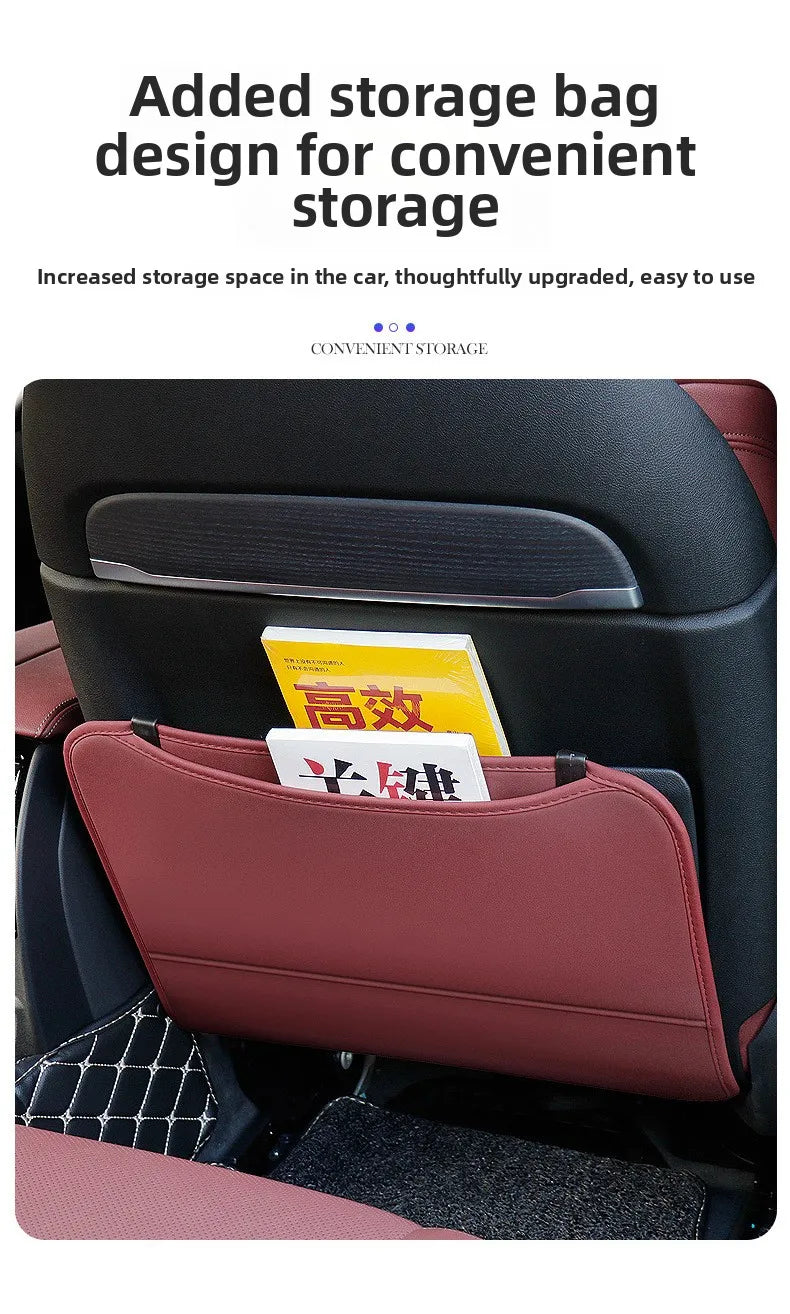 Organizador de Encosto em Couro PU – Porta-Objetos Universal p/ Carro