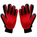 Luva Escova de Banho Pet Silicone | Massageadora