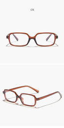 Óculos de Sol Retângulo Pequeno UV400 – Vintage 2025 Unissex