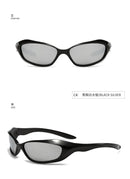 Óculos Y2K Punk Esportivo UV400 – Goggle Futurista Unissex