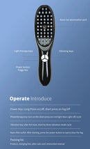 FollicleFlow™ LED – Pente Massageador com Vaporização Nano + Vibração (Anti-Queda • Crescimento Assistido)