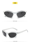 Óculos Steampunk Esportivo UV400 – Lente Espelhada p/ Ciclismo e Outdoor