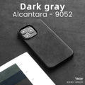 Capa ALCANTARA p/ iPhone 11–16 (Pro/Max) – Luxo, antiderrapante, lavável