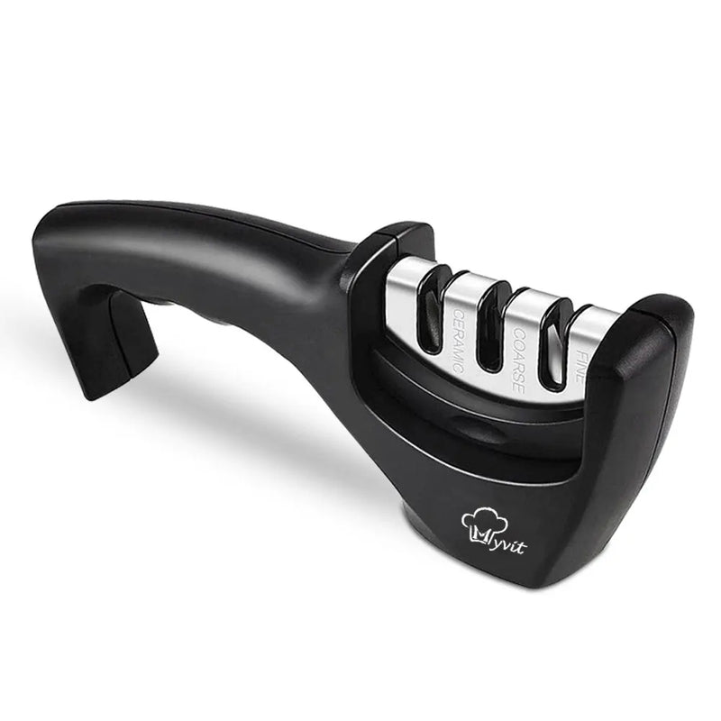 Afiador Pro 3–4 Estágios | Diamante, Tungstênio & Cerâmica