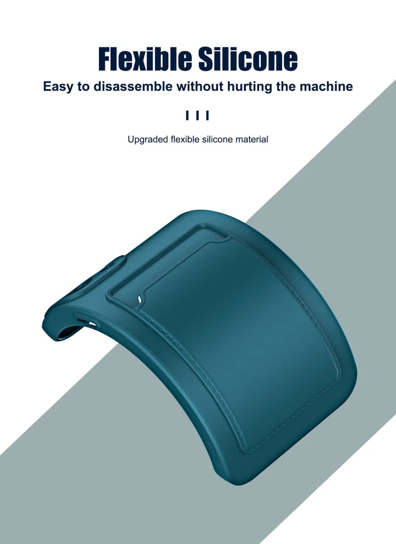 Capa Carteira de Silicone p/ iPhone – Porta-Cartão, Antiderrapante & Antimanchas