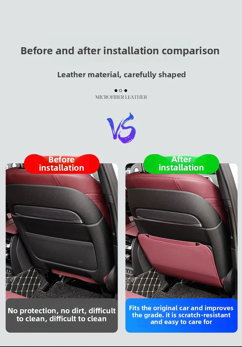 Organizador de Encosto em Couro PU – Porta-Objetos Universal p/ Carro