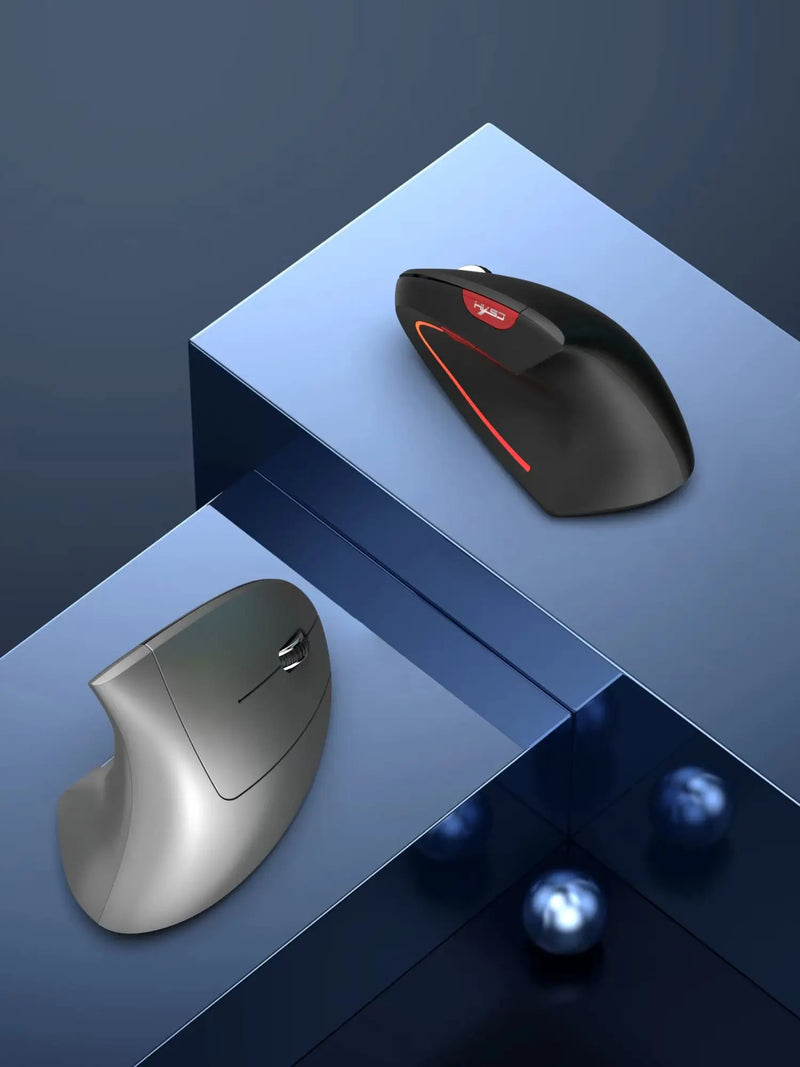 Mouse Vertical HXSJ T22 – Conforto Sem Dor, Produtividade Sem Fio