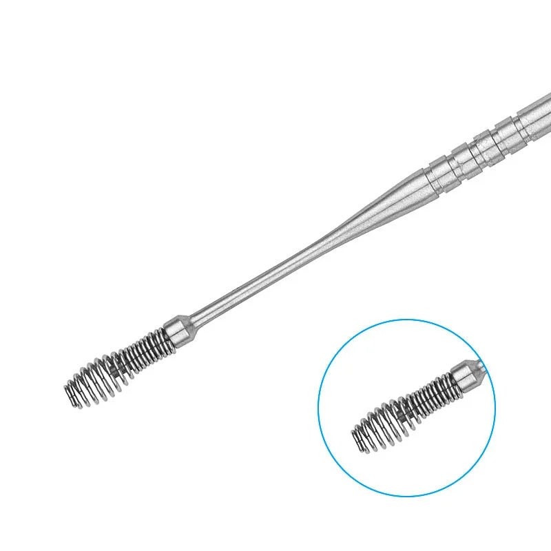 Kit Removedor de Cera – 9/10 Peças em Aço Inox com Estojo Portátil