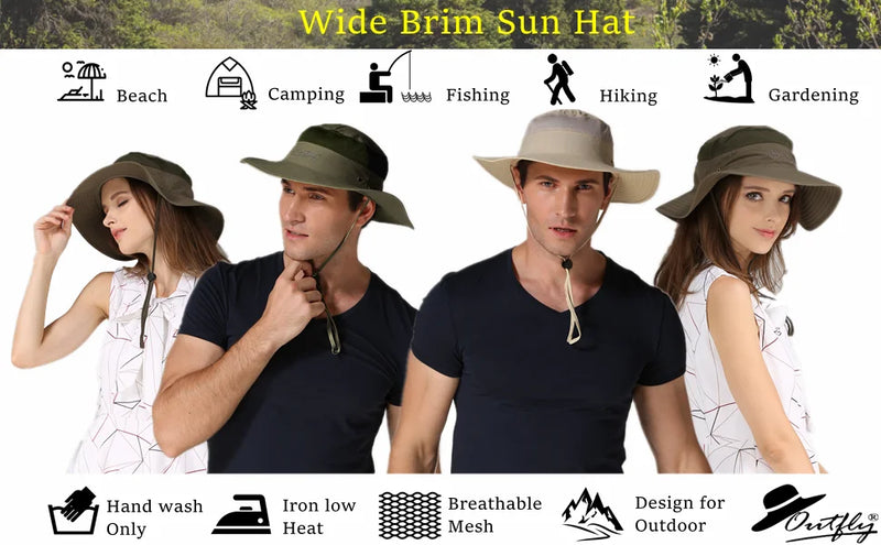 Chapéu Outdoor 360° — Bucket/Fisherman Respirável (Secagem Rápida)