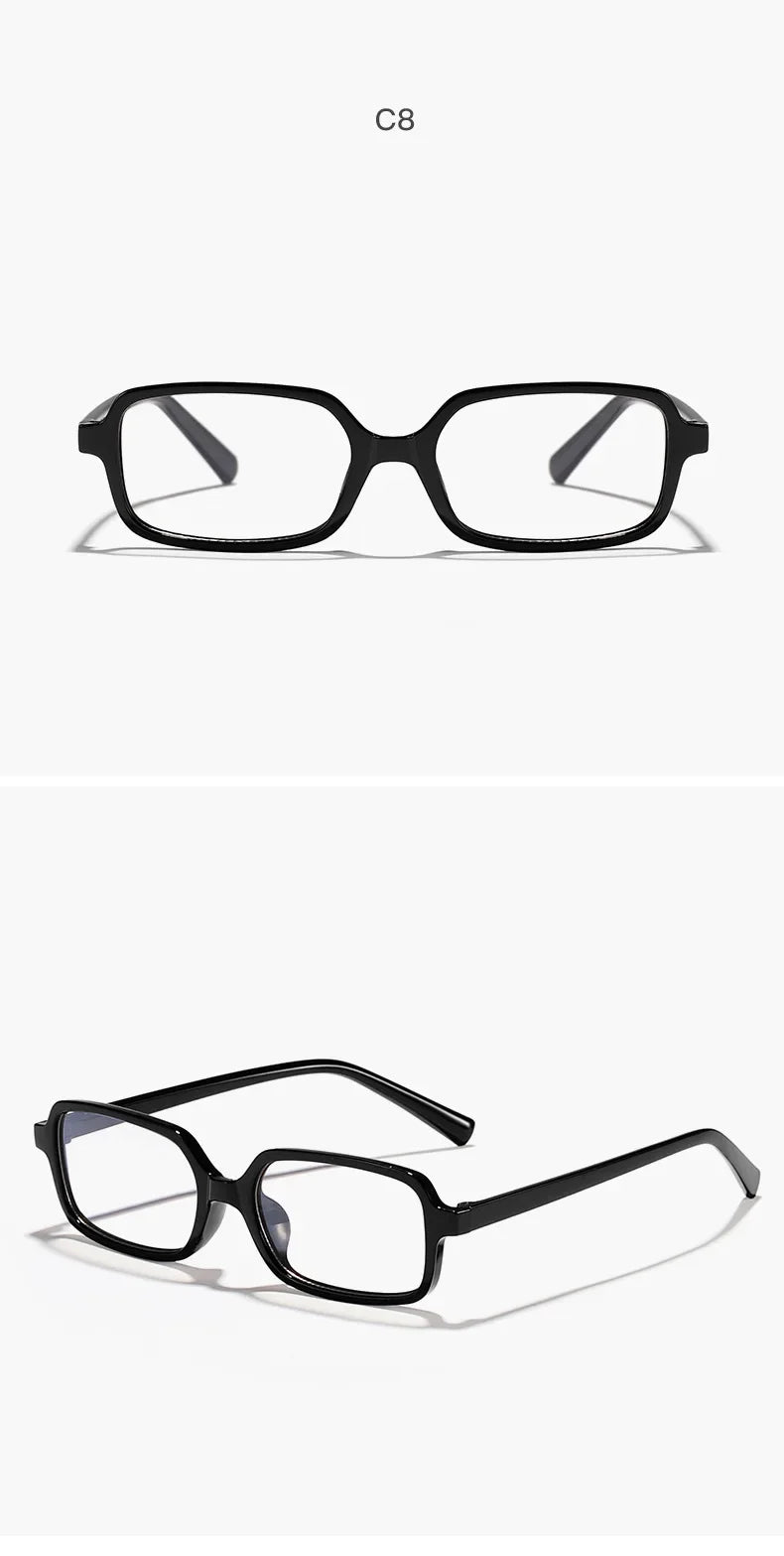 Óculos de Sol Retângulo Pequeno UV400 – Vintage 2025 Unissex