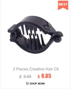 Garra Premium 3 Dentes — Presilha de Cabelo 8,3 cm (Fixação Forte)