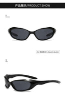 Óculos Y2K Punk Esportivo UV400 – Goggle Futurista Unissex