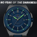 Relógio Masculino Aço Inox 43 mm | Quartz + Data 3 ATM