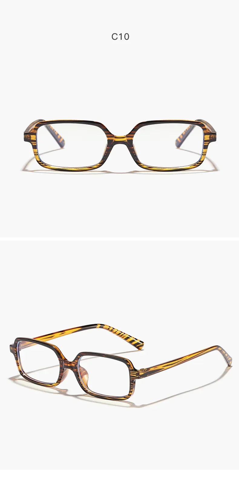 Óculos de Sol Retângulo Pequeno UV400 – Vintage 2025 Unissex