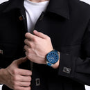 Relógio Masculino Aço Inox 43 mm | Quartz + Data 3 ATM