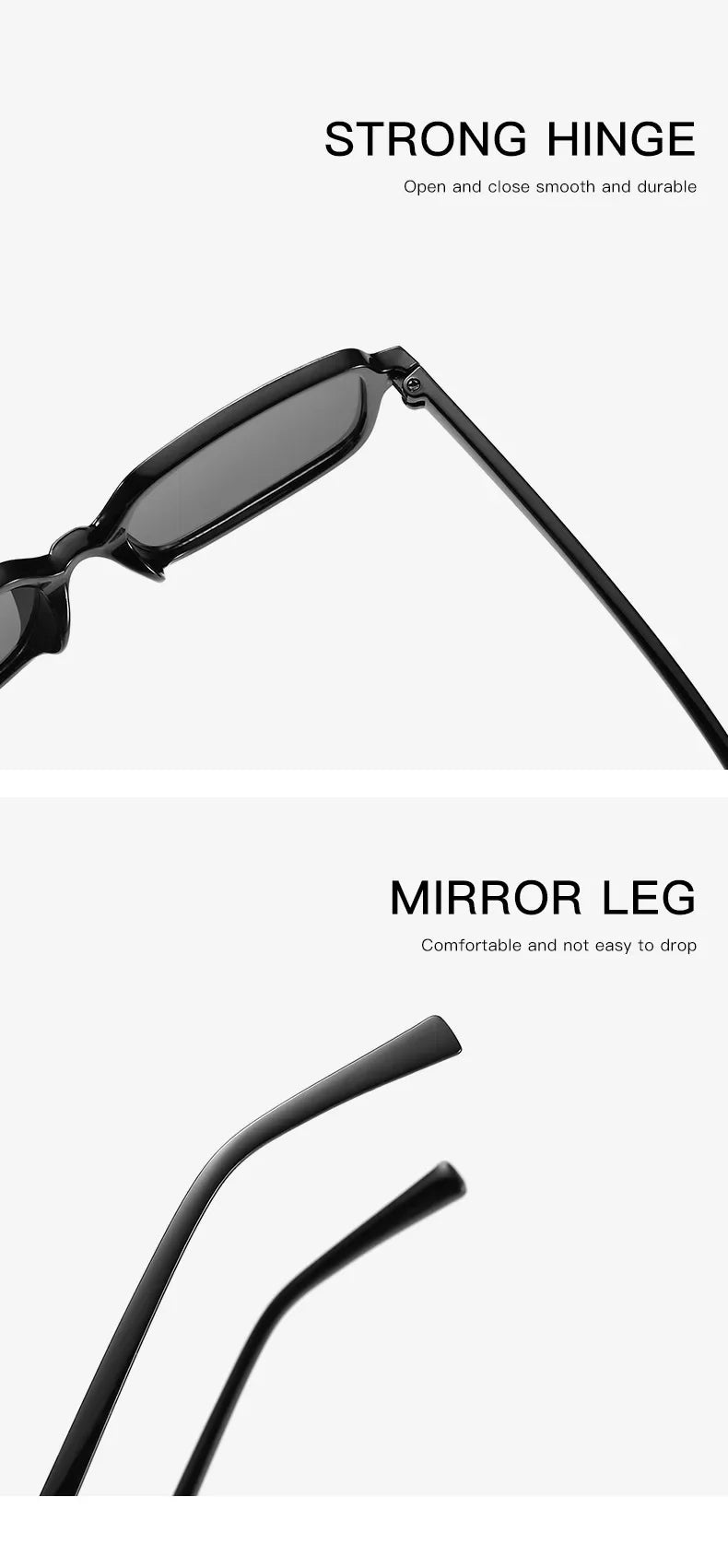 Óculos de Sol Retângulo Pequeno UV400 – Vintage 2025 Unissex