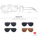 Óculos Piloto Polarizado Inox — Lente Grande UV400