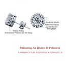 Brilho Real — Brincos de Pino com Zircônia 6 mm (Banho Dourado/Branco/Rosé)