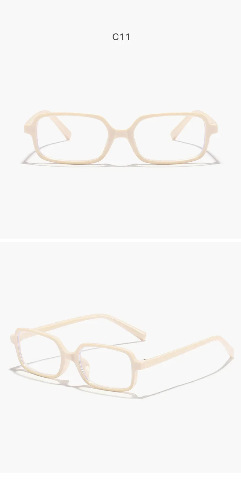 Óculos de Sol Retângulo Pequeno UV400 – Vintage 2025 Unissex