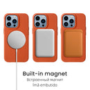 Capa YMW Magnetic de Couro Legítimo p/ iPhone 13 | Pro | Pro Max | mini