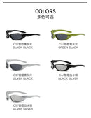 Óculos Y2K Punk Esportivo UV400 – Goggle Futurista Unissex