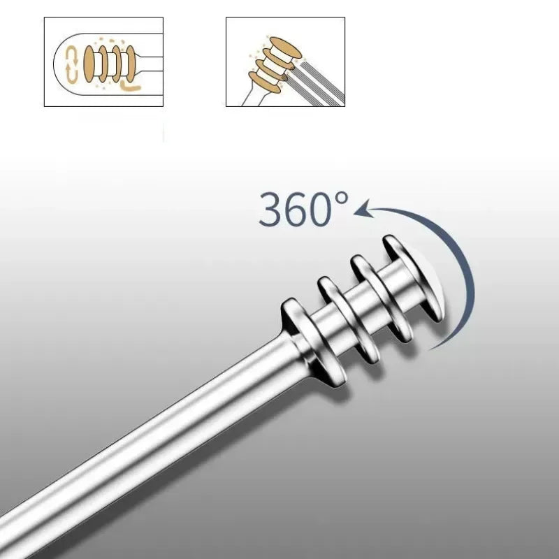 Kit Removedor de Cera – 9/10 Peças em Aço Inox com Estojo Portátil