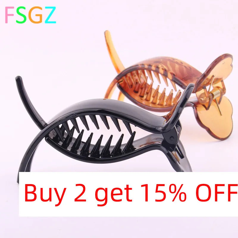 Garra Premium 3 Dentes — Presilha de Cabelo 8,3 cm (Fixação Forte)