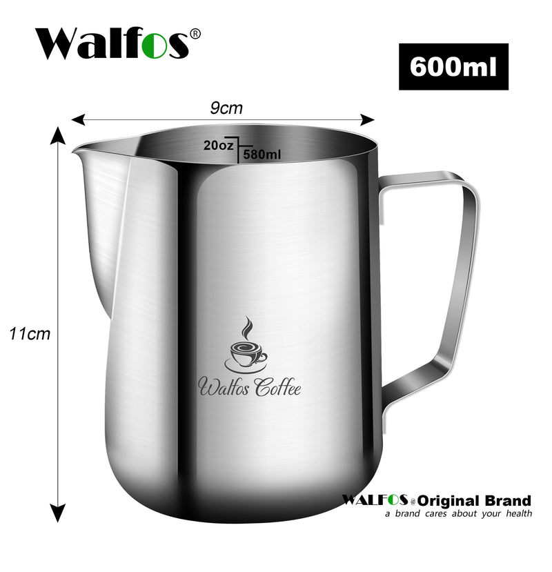 Jarra Latte Pro Inox | Pitcher p/ Latte Art (100–1500 ml)