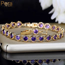 Pulseira Royale Zircon — Link Clássico com Cristais Coloridos