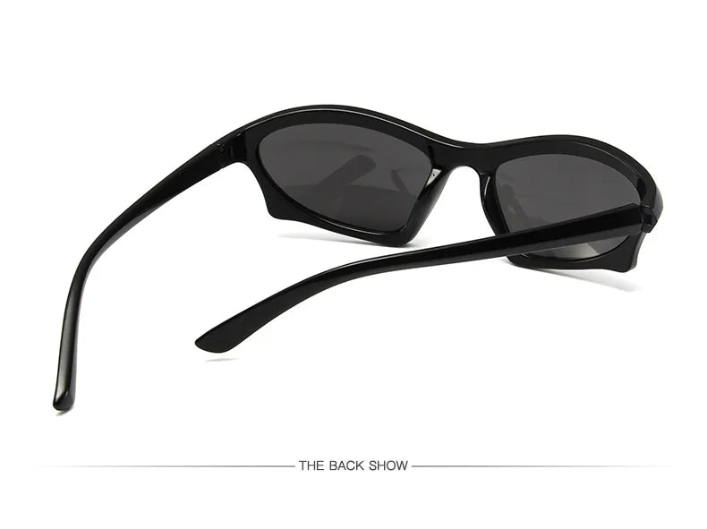 Óculos Steampunk Esportivo UV400 – Lente Espelhada p/ Ciclismo e Outdoor