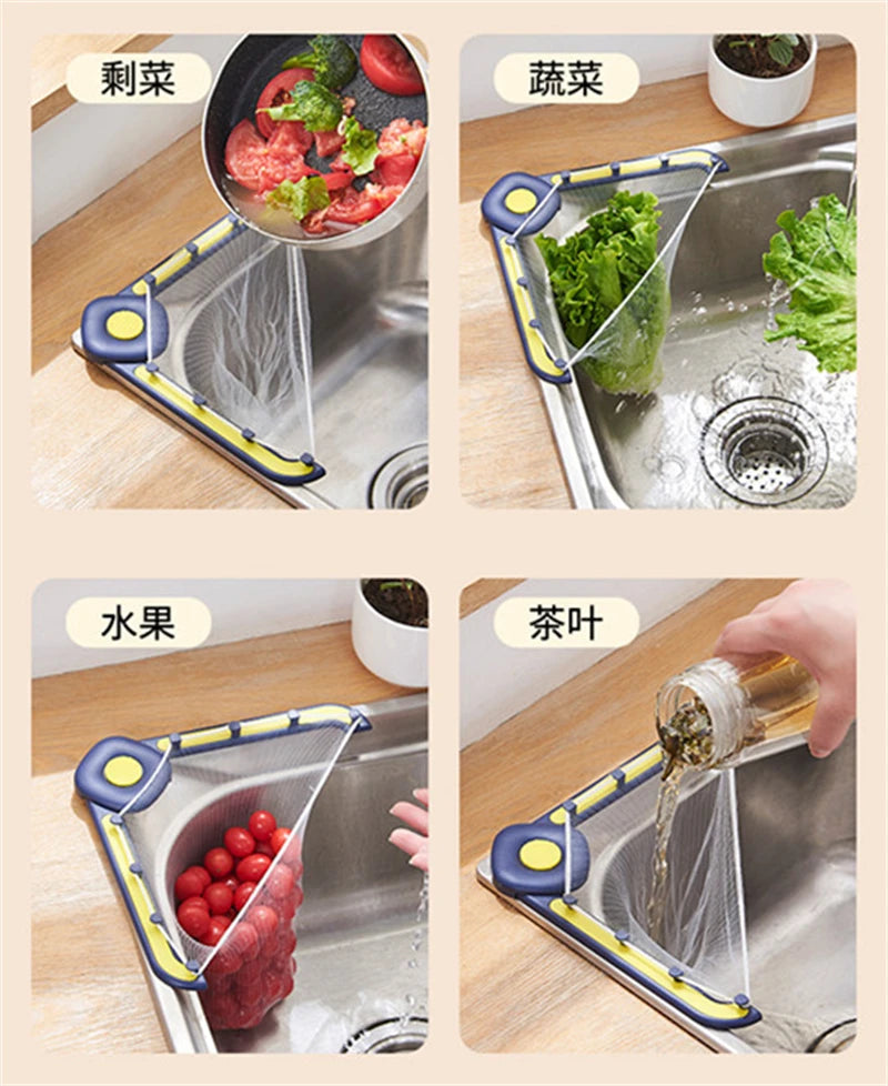 Suporte Triangular p/ Pia + Filtro | Antientupimento