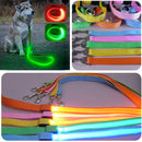 Guia de LED Recarregável p/ Cachorros – 120 cm (7 cores)