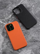 Capa YMW Magnetic de Couro Legítimo p/ iPhone 13 | Pro | Pro Max | mini