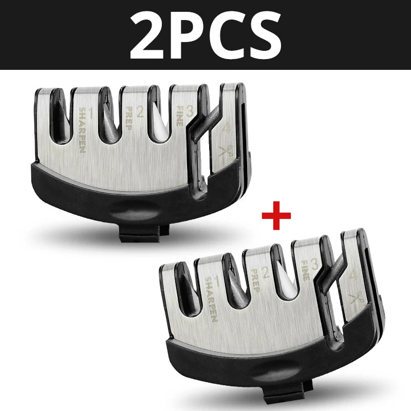 Afiador Pro 3–4 Estágios | Diamante, Tungstênio & Cerâmica