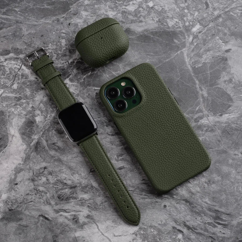 Capa YMW Magnetic de Couro Legítimo p/ iPhone 13 | Pro | Pro Max | mini