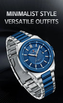 Relógio Masculino Aço Inox 43 mm | Quartz + Data 3 ATM