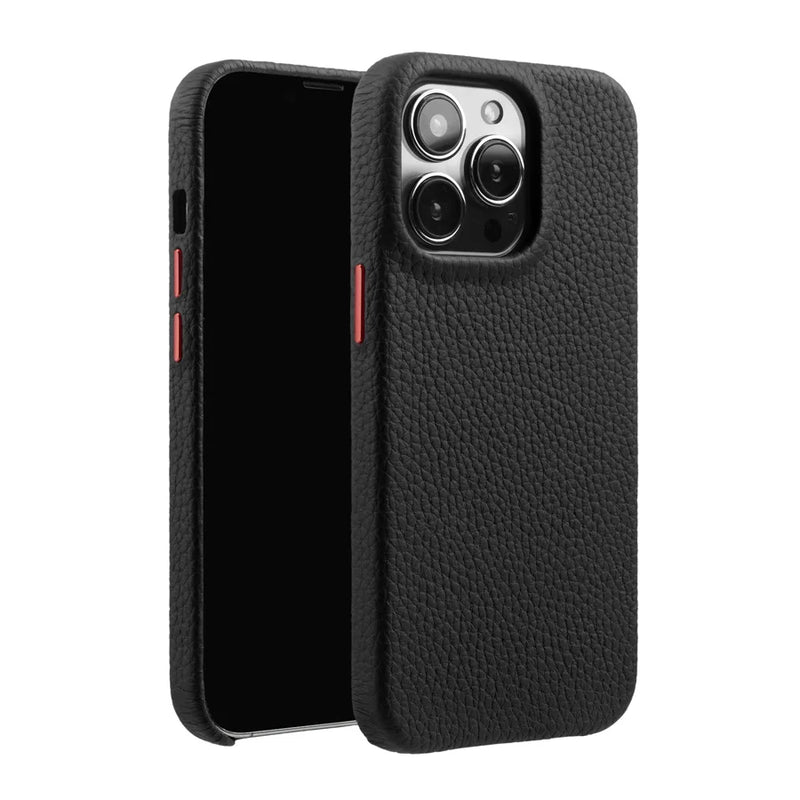 Capa YMW Magnetic de Couro Legítimo p/ iPhone 13 | Pro | Pro Max | mini