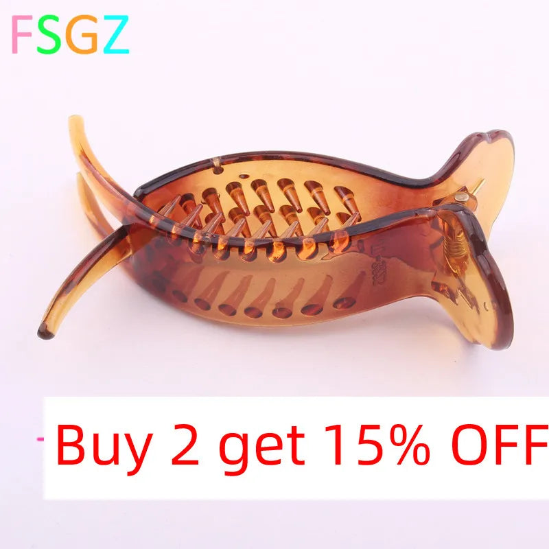 Garra Premium 3 Dentes — Presilha de Cabelo 8,3 cm (Fixação Forte)