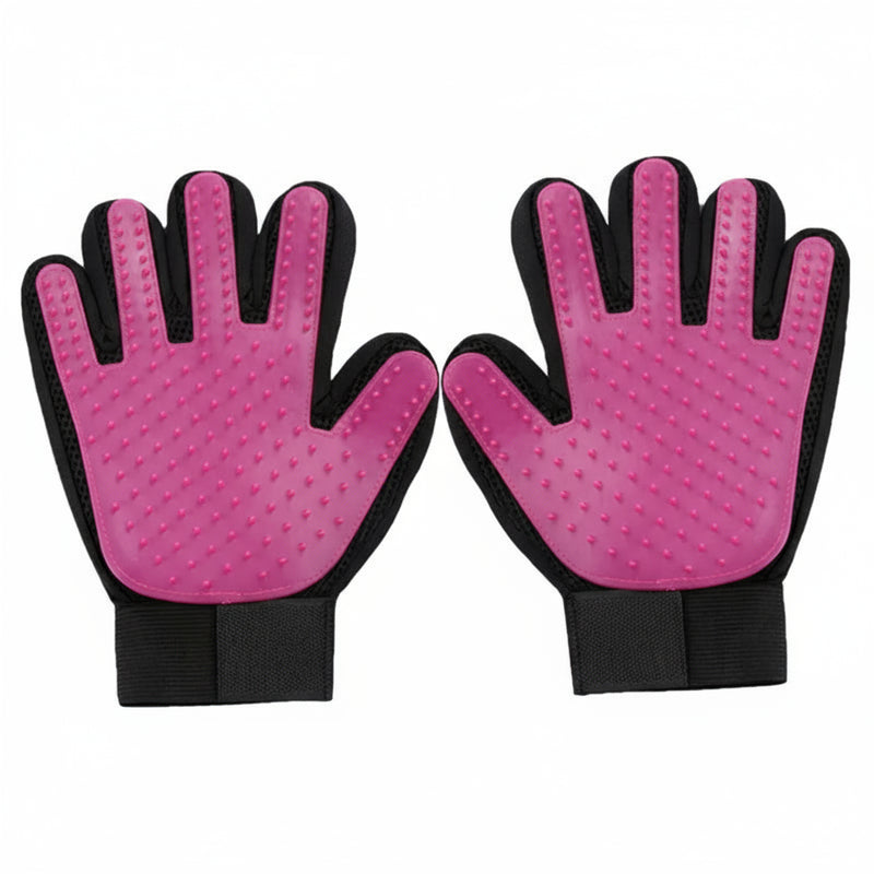 Luva Escova de Banho Pet Silicone | Massageadora