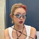 Óculos Steampunk Esportivo UV400 – Lente Espelhada p/ Ciclismo e Outdoor