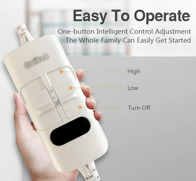 ThermaNest™ Pro – Manta Elétrica Espessa com Termostato (110/220V)