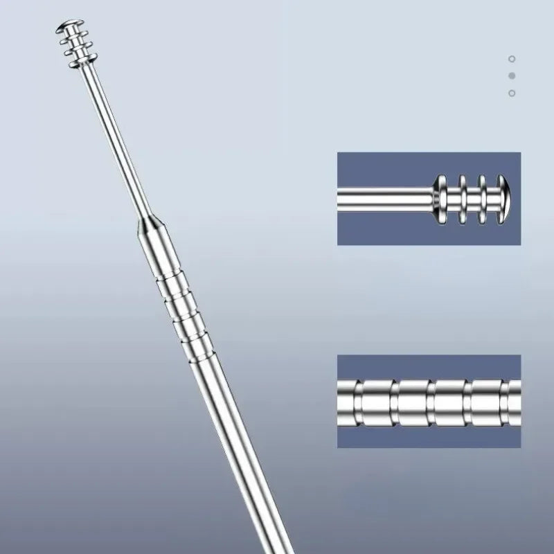 Kit Removedor de Cera – 9/10 Peças em Aço Inox com Estojo Portátil