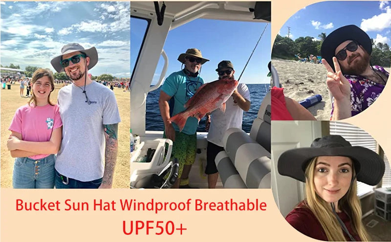 Chapéu Outdoor 360° — Bucket/Fisherman Respirável (Secagem Rápida)